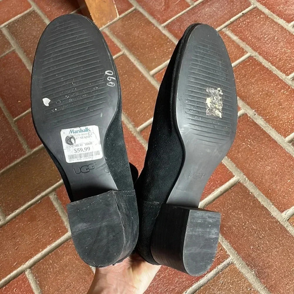 Black Ugg Bandara Suede Ankle Boot 10 - Picture 2 of 7